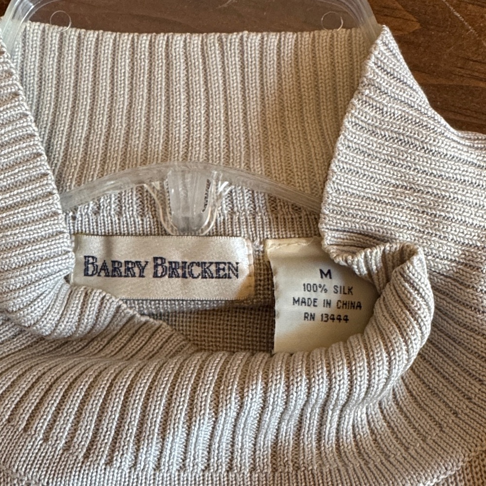 Barry Bricken Ribbed Knit Sweater - Picture 2 of 4